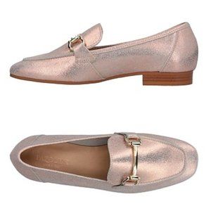 NWOB Pazolini Made In Italy Metalic Slip On Loafers Women's Size 36 EU /5.5-6US